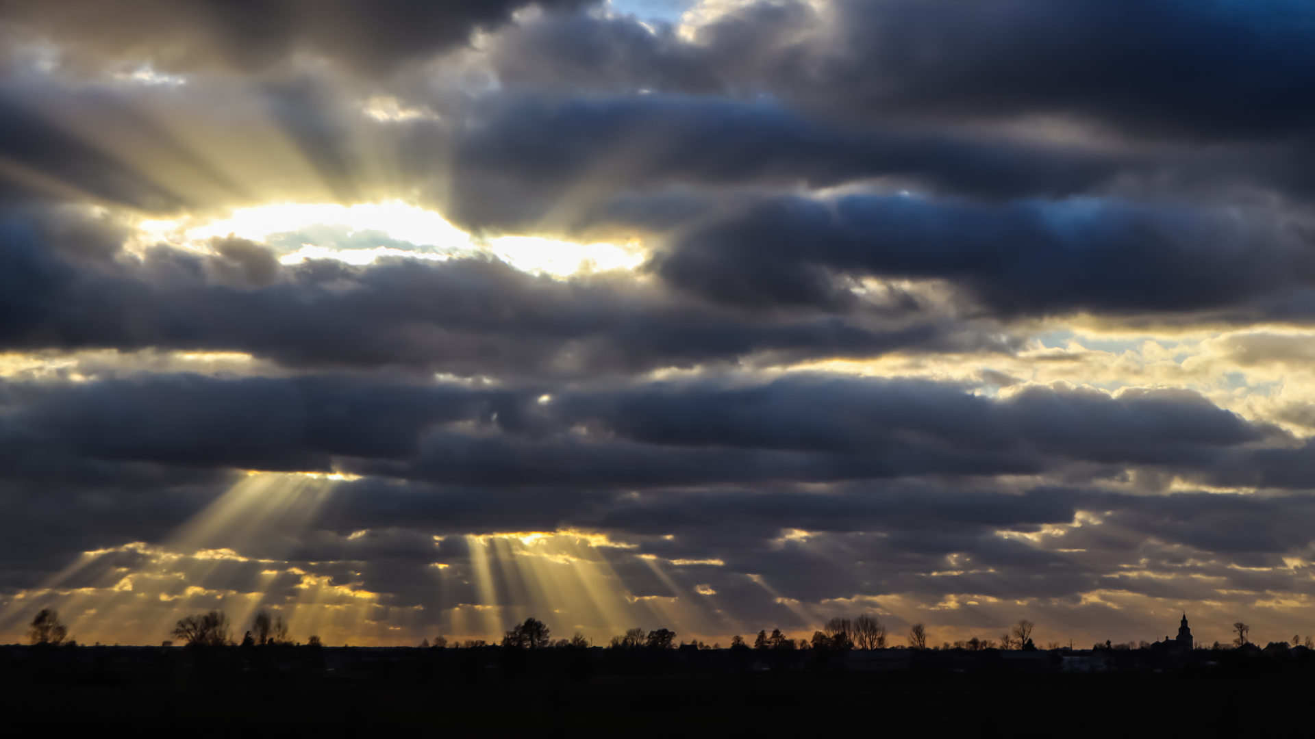 Sun through clouds Sun through clouds