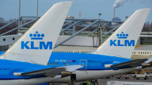 KLM airplanes