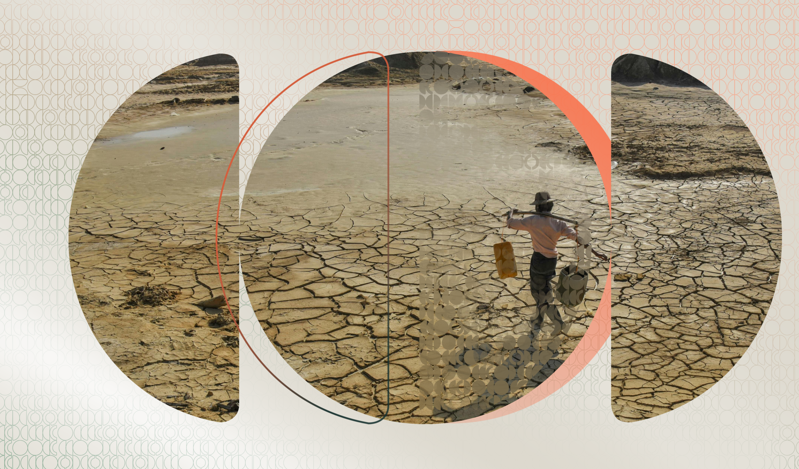 Shafts of lightening over the sea