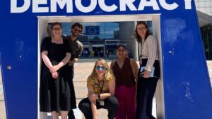 Nuala, Daniel, Aurelia, Sabrina and Aoife Democracy in Action