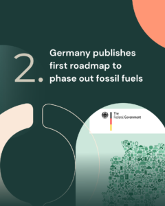 Germany publishes first roadmap to phase out fossil fuels